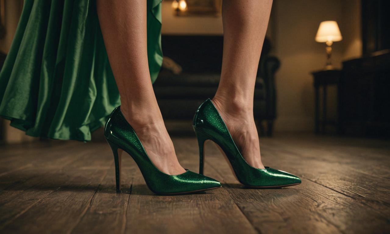 Welche Schuhe zu grünem Kleid